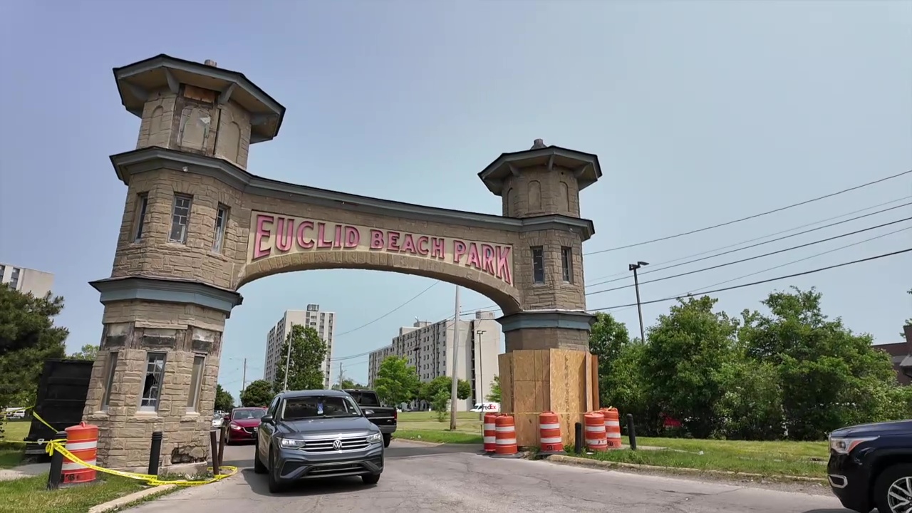 The city of Cleveland is getting ready to move the historic Euclid Beach Park arch, a local landmark that's been damaged by cars.
