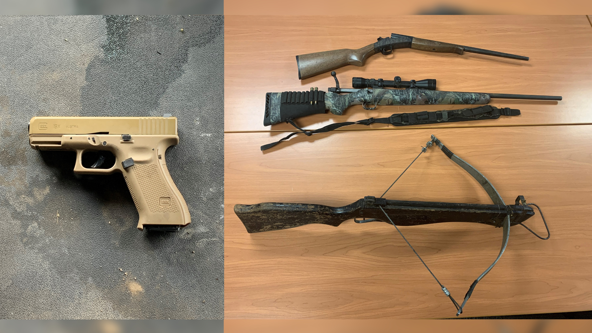 Weapons found by EPCSO