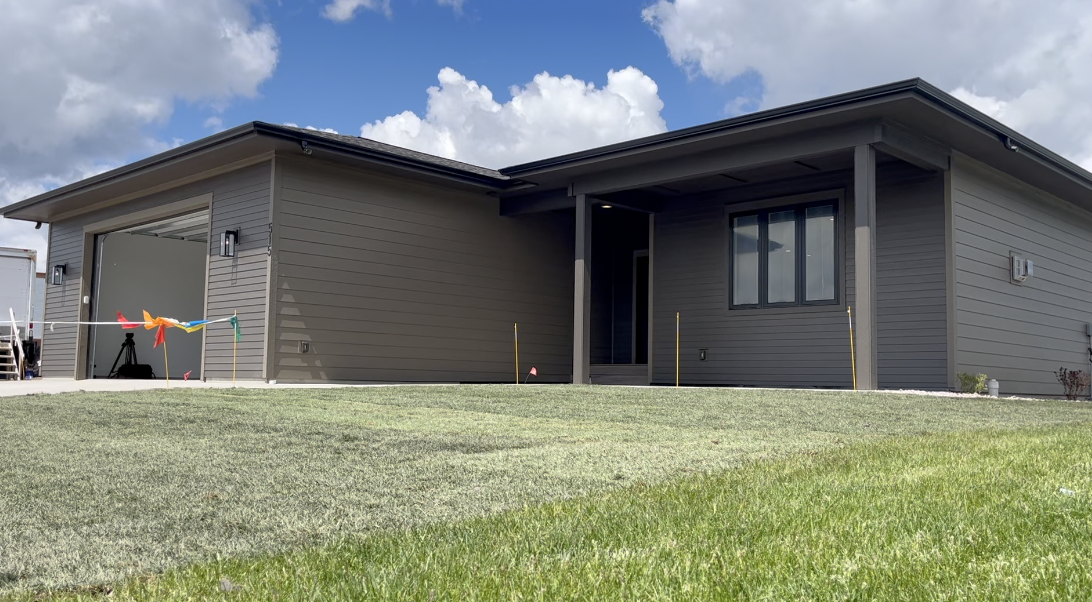 Student built home