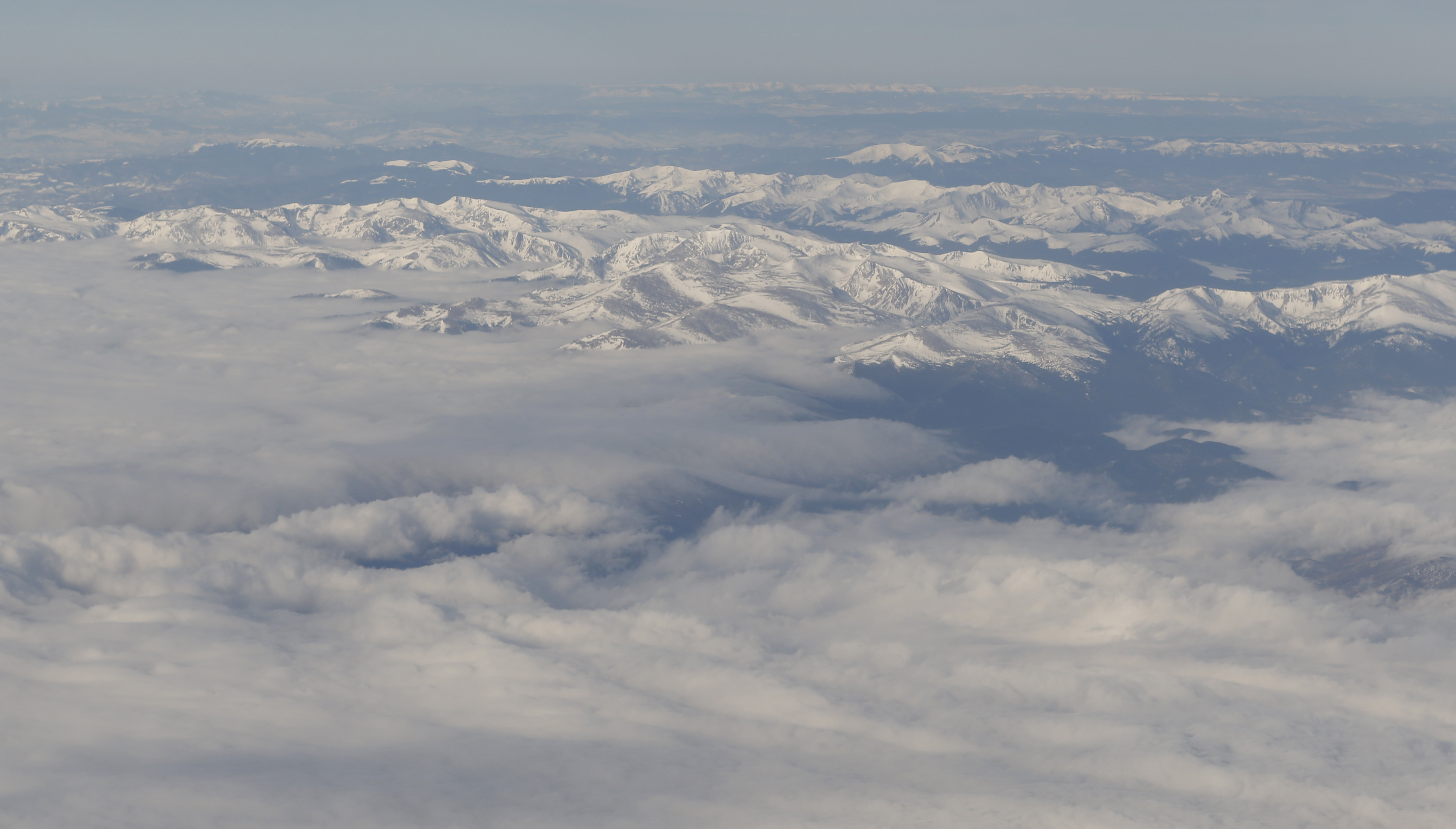 Snow on Rocky Mountains