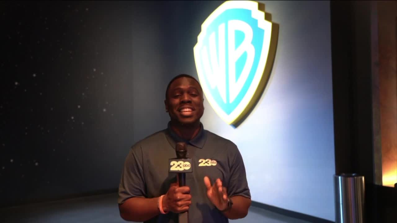 23ABC's Ryan Nelson at Warner Bro Studio Tour Hollywood