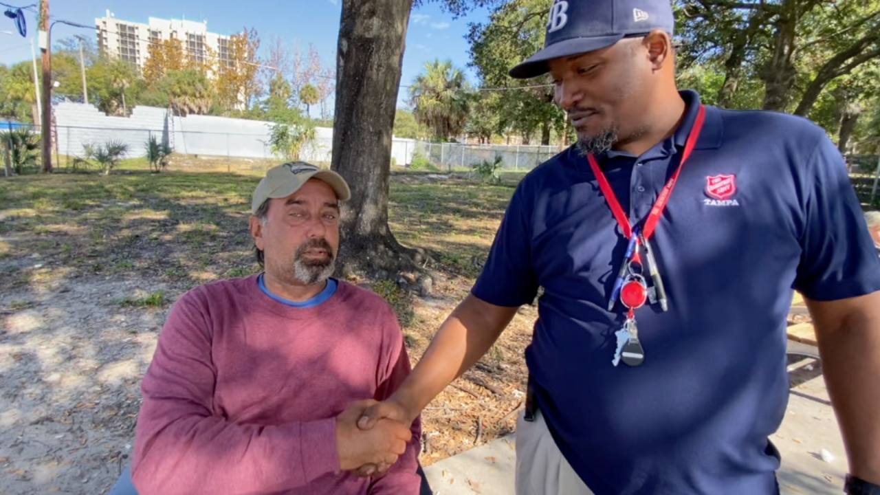 Homeless disabled veteran with terminal illness gets help from Salvation Army to find new home