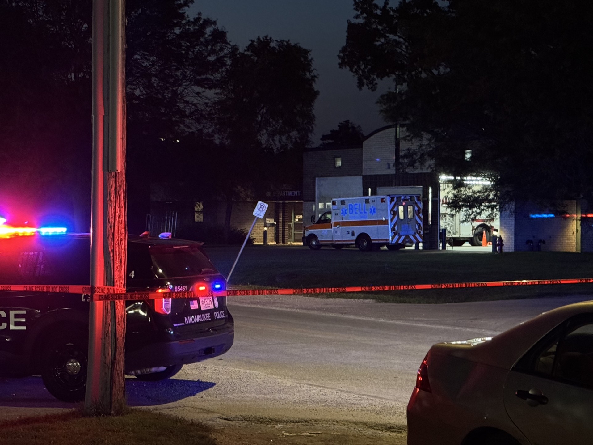 Driver crashes into fire station Friday night