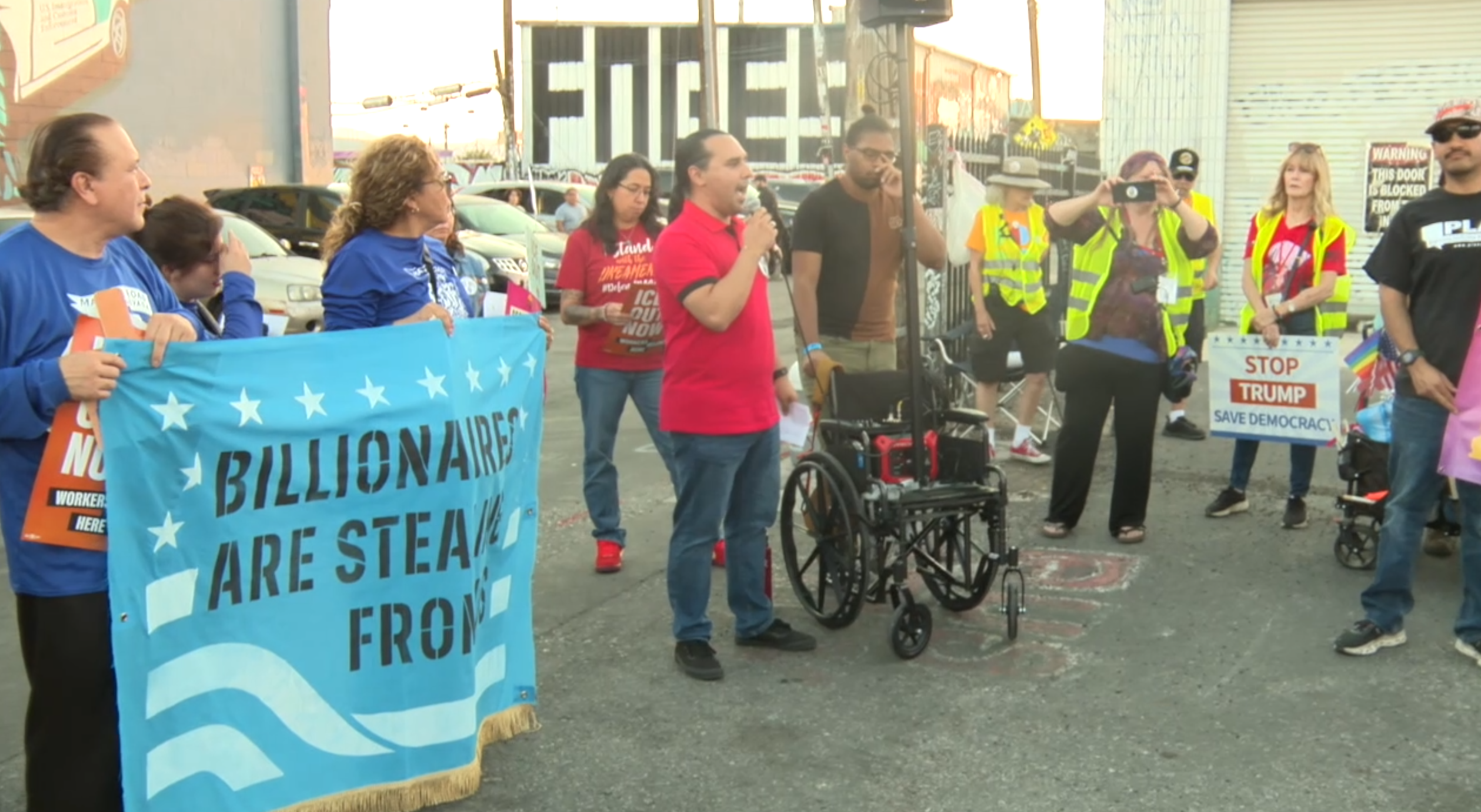 Nevada Immigrant Coalition rallies on May Day to demand worker protections