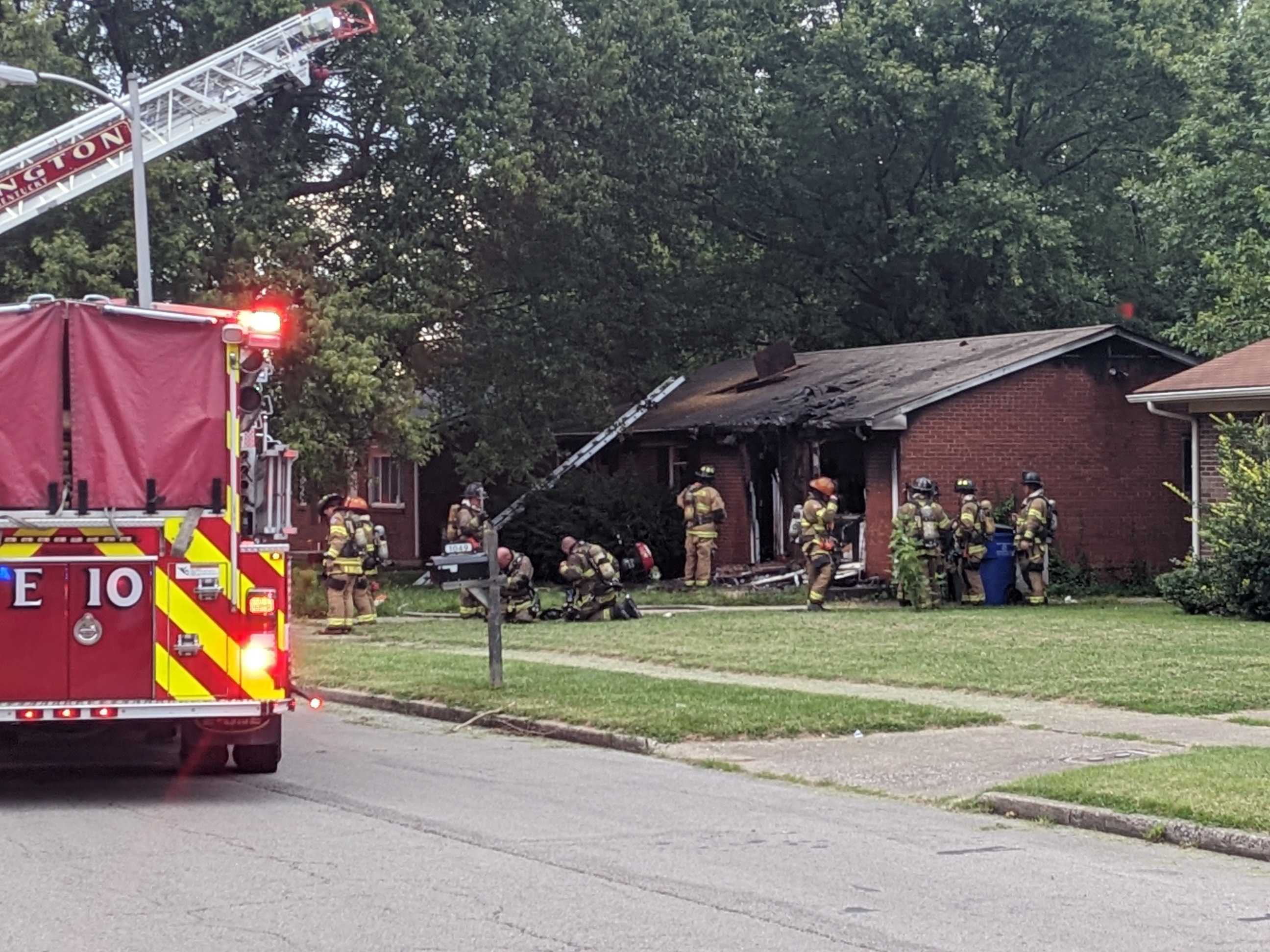 Pennebaker Drive structure fire