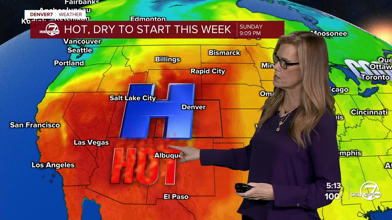 Hot weather sticks around