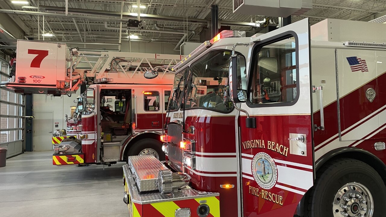 Virginia Beach Fire Department truck
