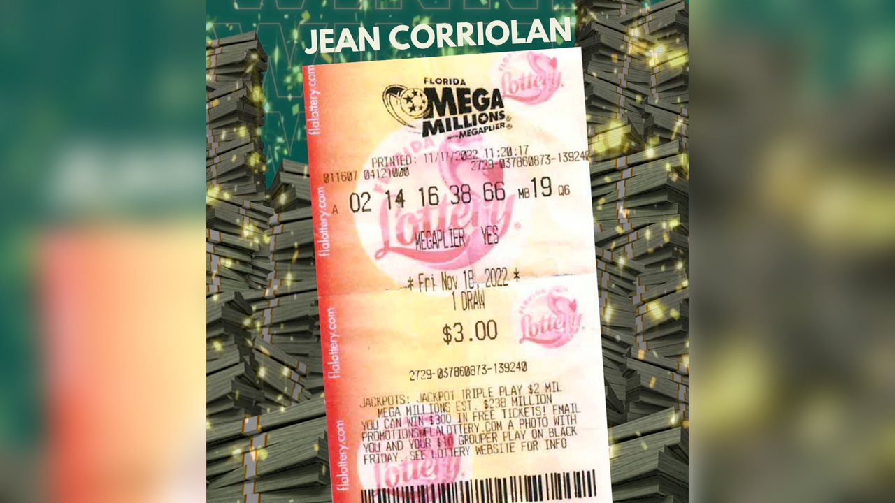 Jean Corriolan purchased a winning Mega Millions ticket worth $4 million.