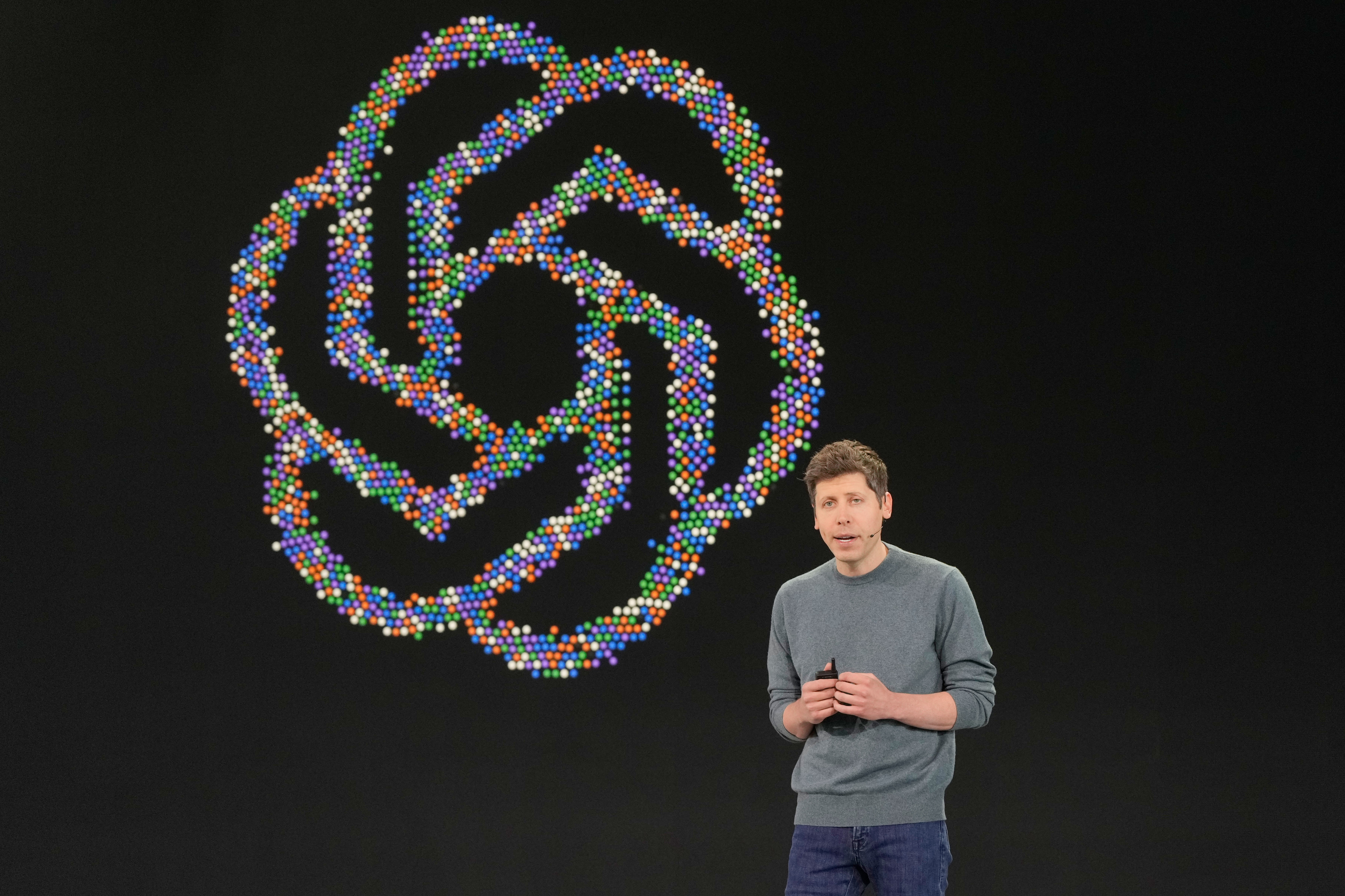 Open AI CEO Sam Altman speaks at the OpenAI DevDay 2026 conference, Tuesday, Sept. 29, 2026, in San Francisco. 