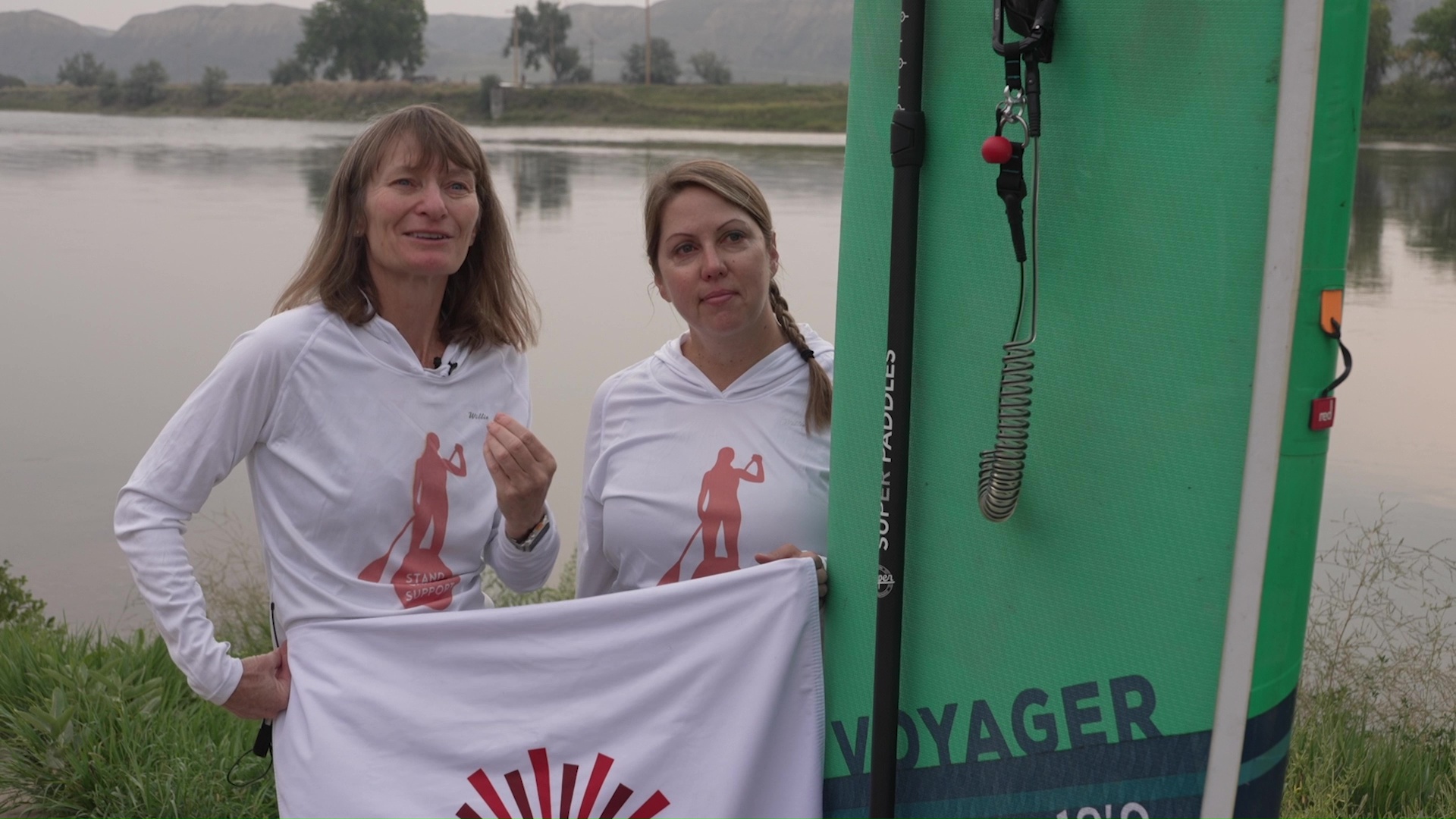Paddleboarders launch journey to 'Stand Up For Cancer Support'