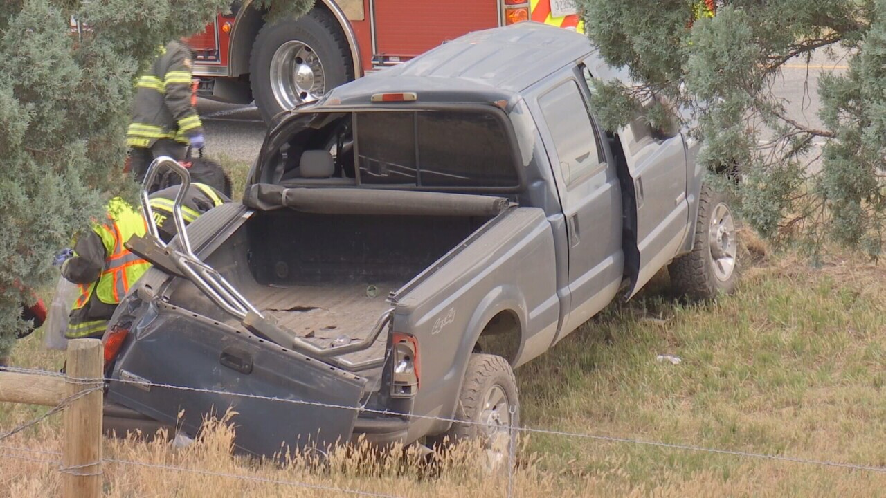 A man was taken to St. Vincent Healthcare following a rollover crash on Friday, July 22, 2022.