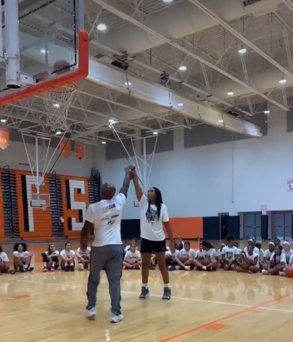 After learning how to win, local basketball star is leading new athletes