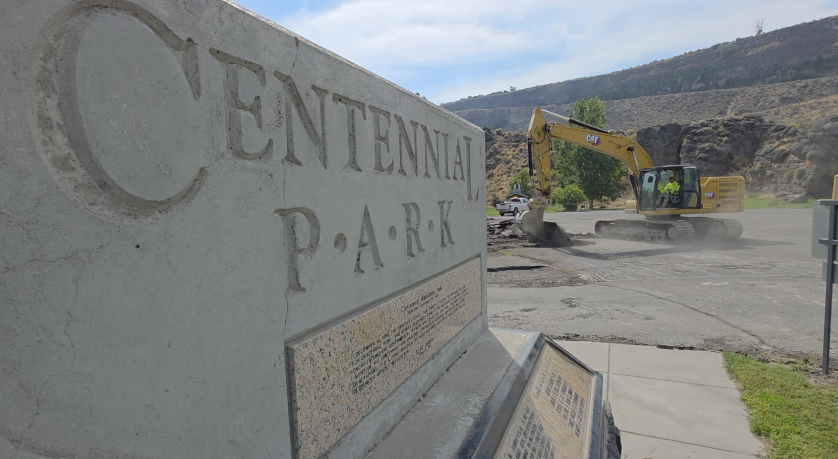 Centennial Park closed for parking lot upgrades; will re-open for 9/11 memorial weekend
