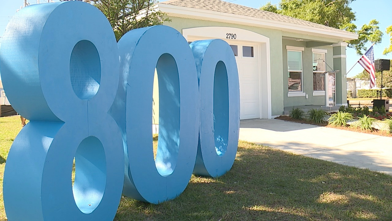 Habitat for Humanity 800th house