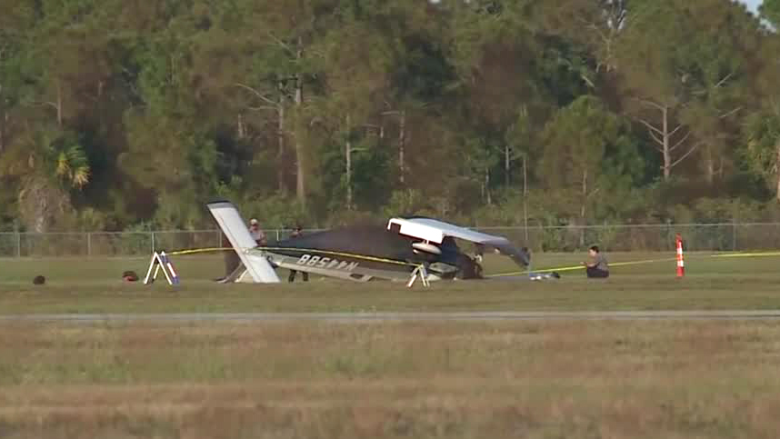 An 87-year-old pilot was killed when a small plane crashed at Sebastian Municipal Airport on April 7, 2022.