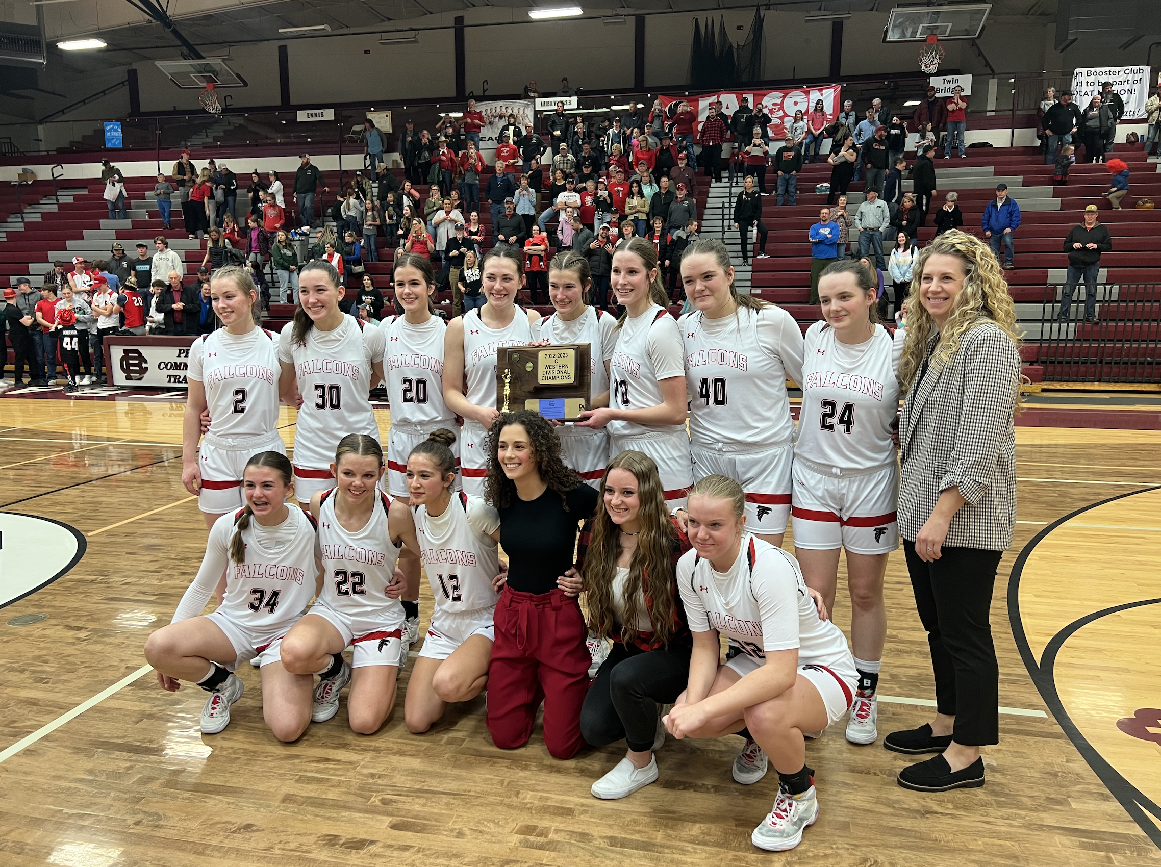 Twin Bridges cruised past Manhattan Christian 56-32 to secure the Western C divisional title.