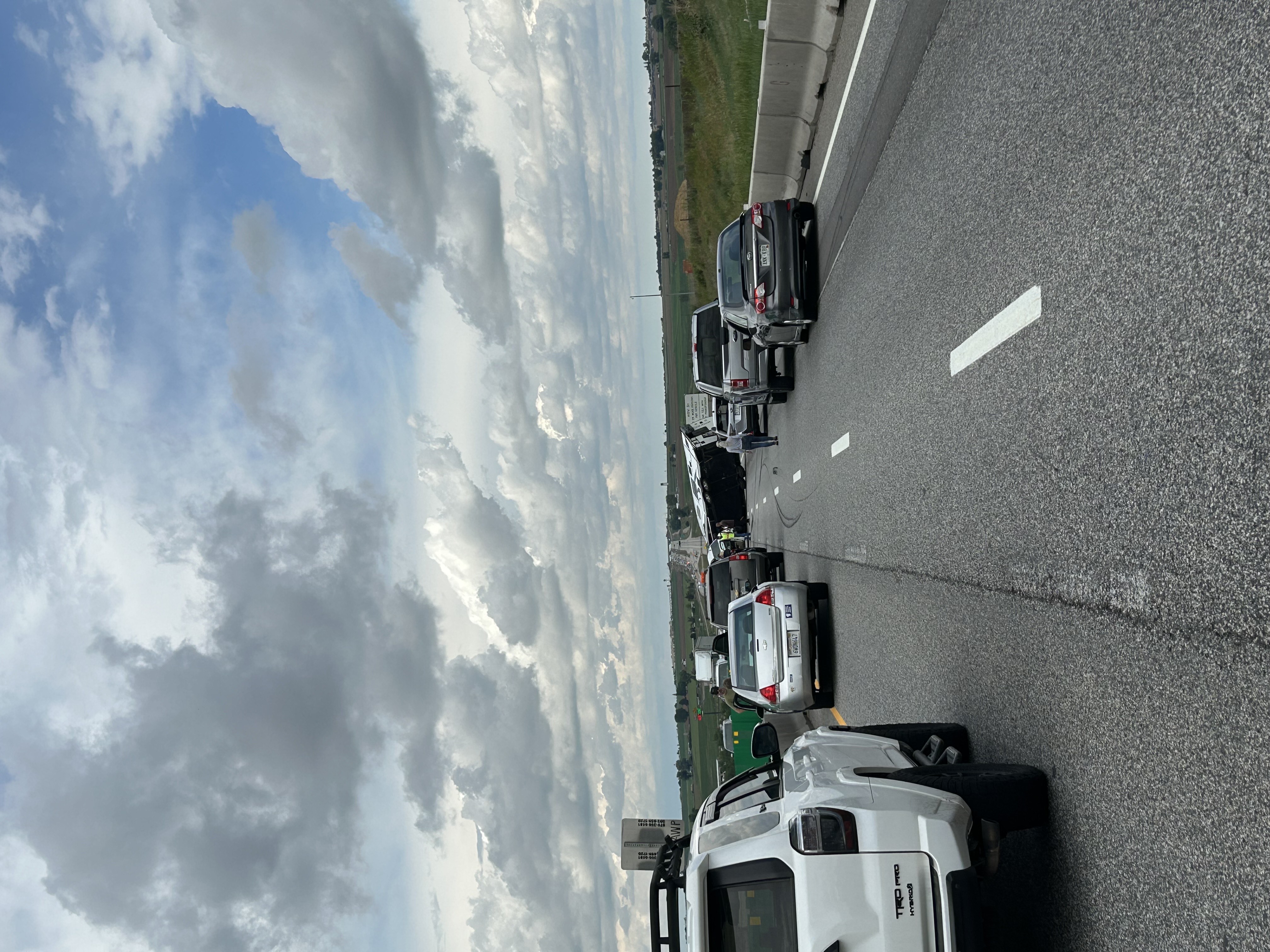 Northbound I-25 closed north of Mead due to truck rollover_3.jpeg