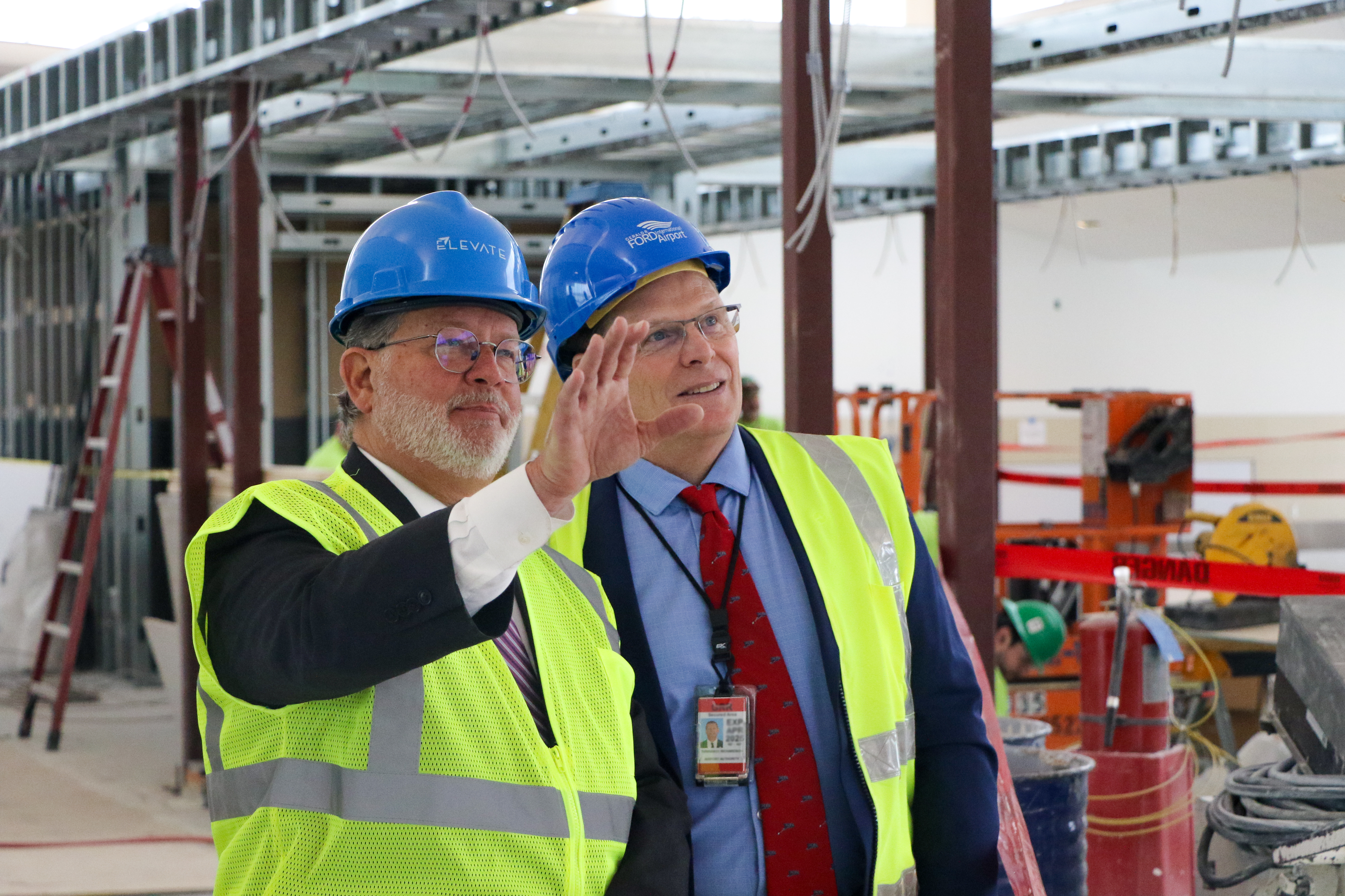 Gary Peters visits Ford Airport