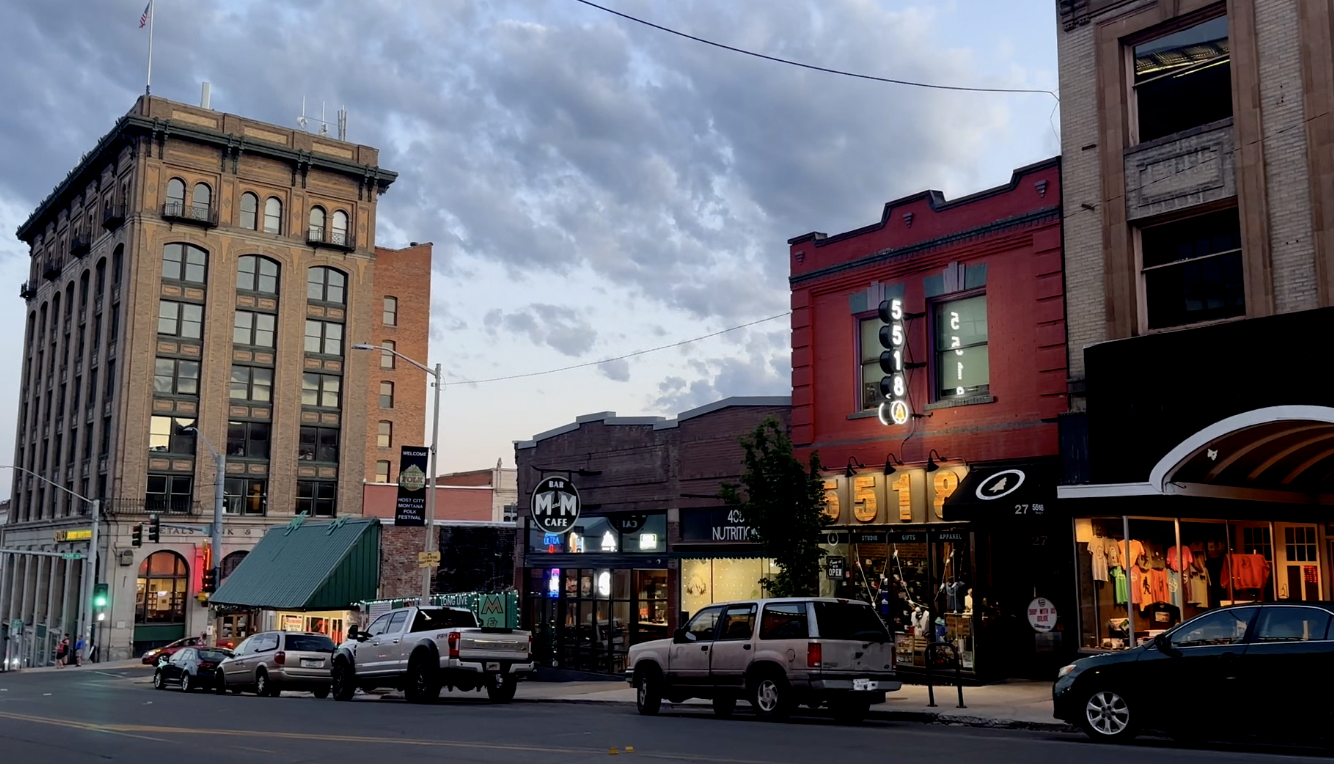New neon sign on Butte's Main Street 
