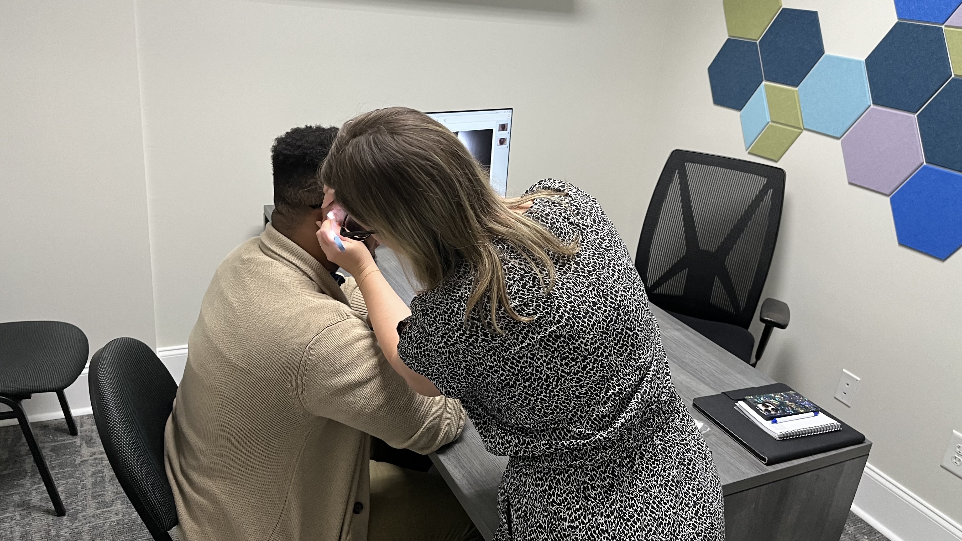 Audiologist creates costume ear model for hearing protection