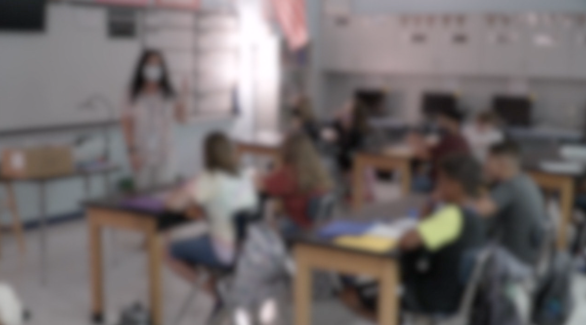Teachers and students in a classroom