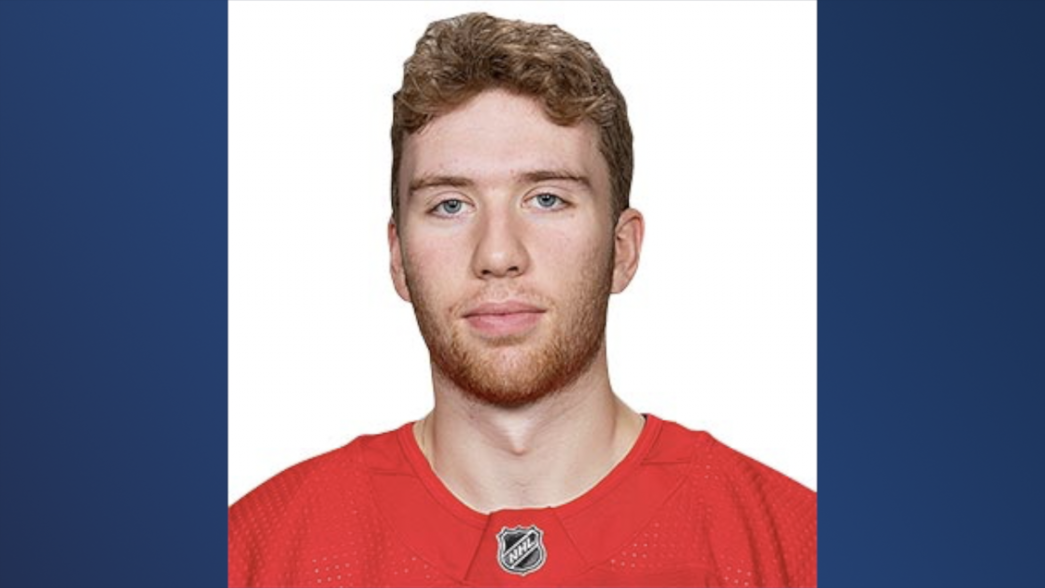 Jared McIsaac Detroit Red Wings headshot