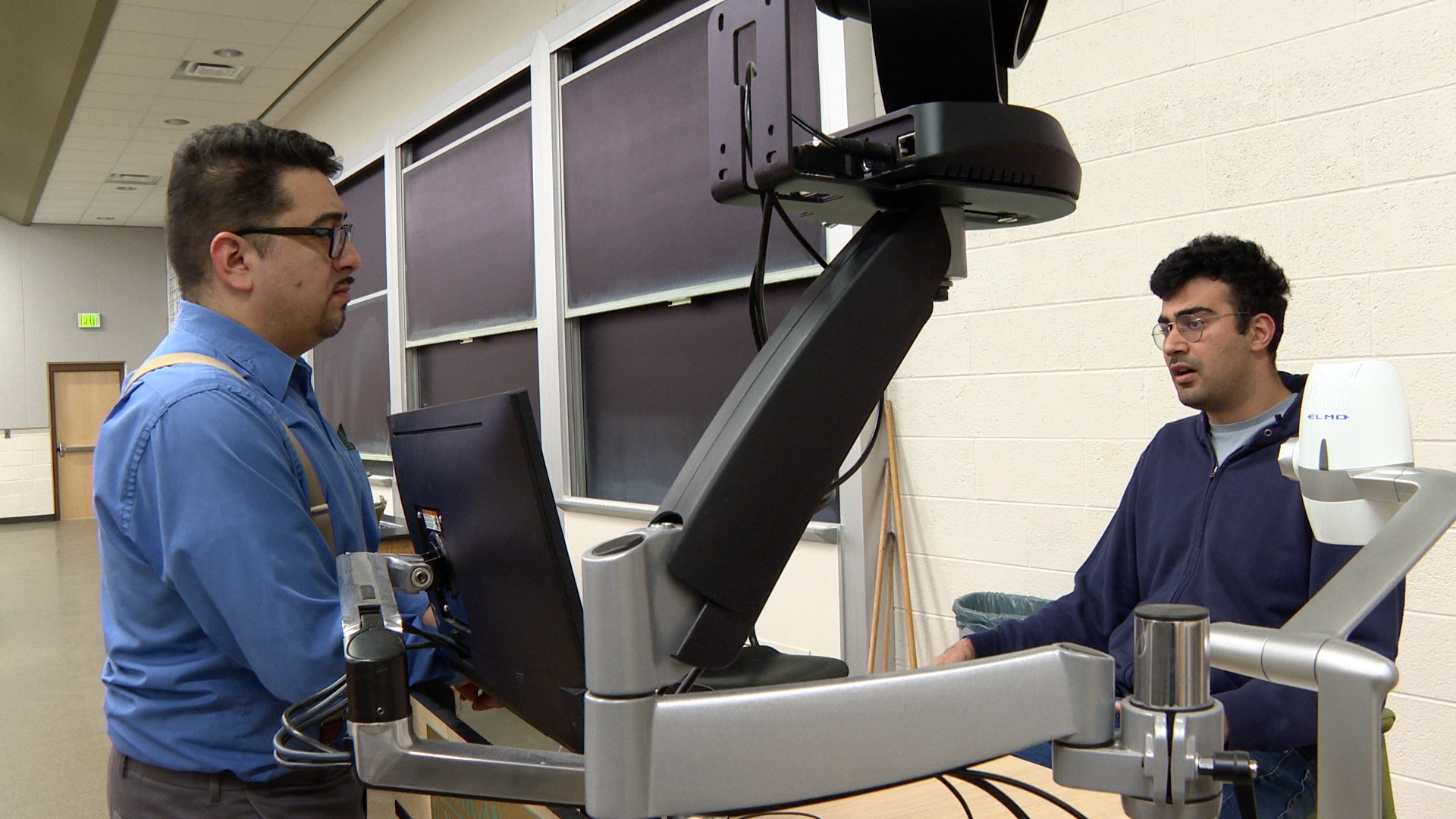 Danny Valle speaks with MSU PhD student Kourosh Hoshiyar about his home country of Iran