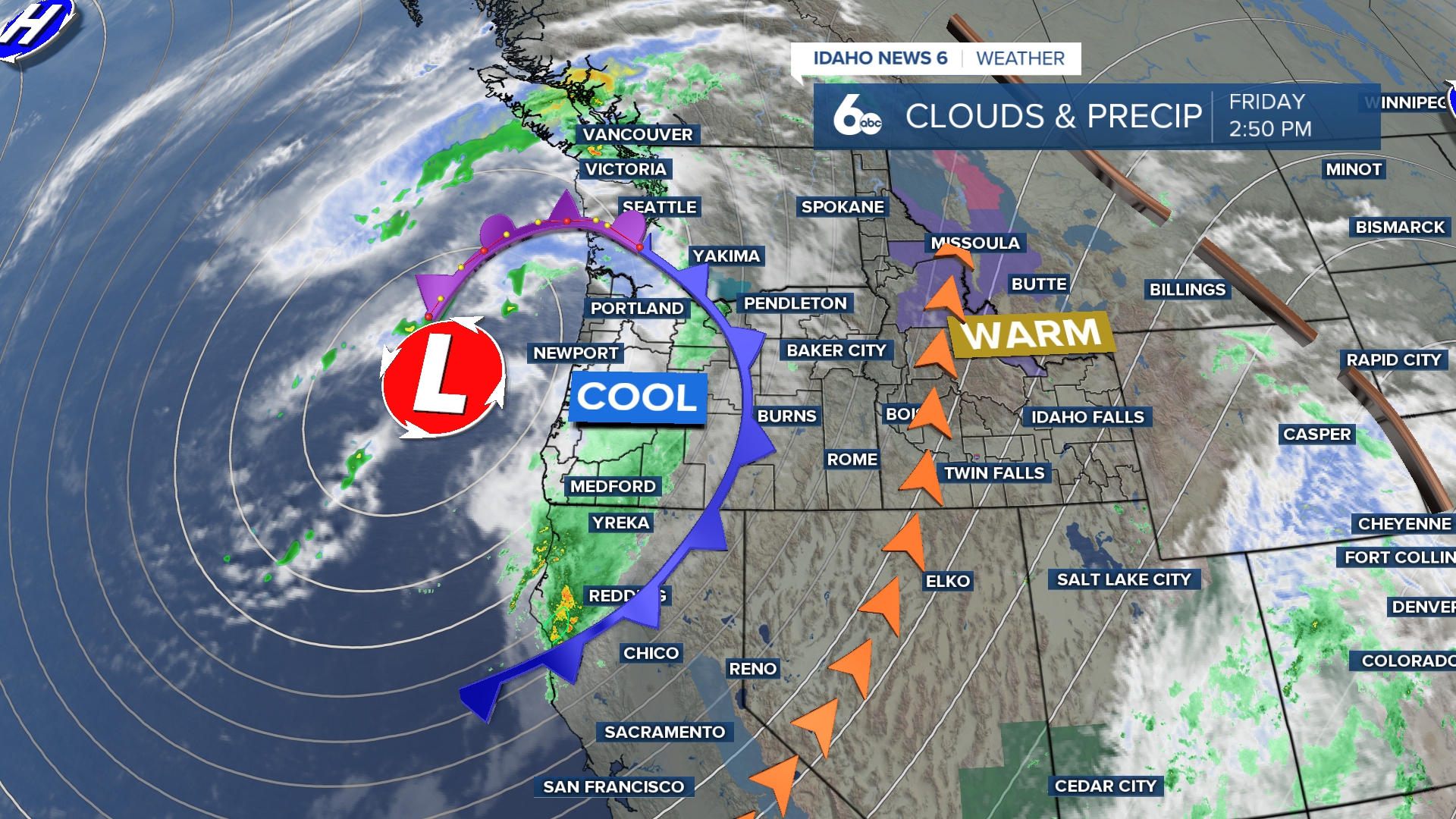 Dramatic temperature changes on the way