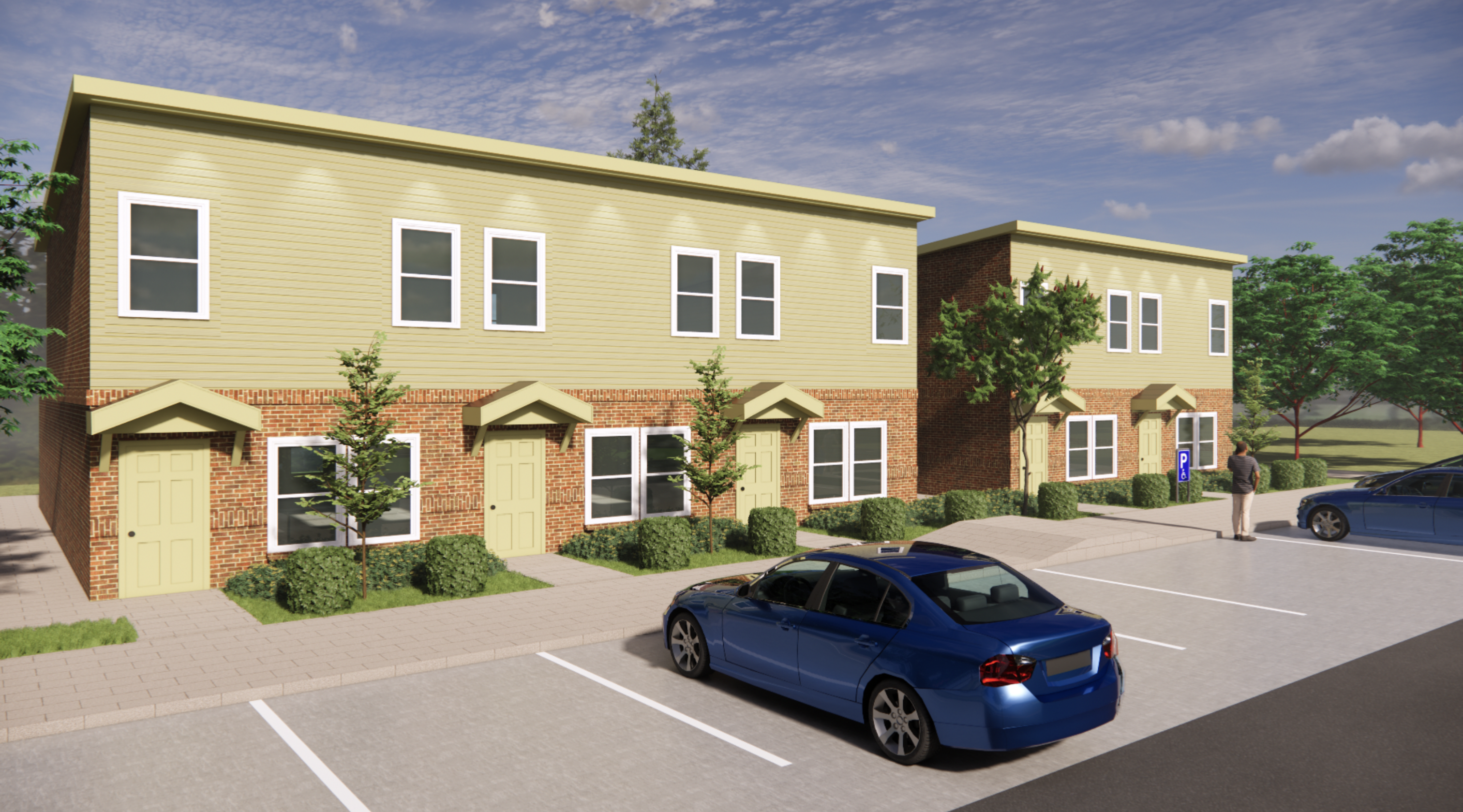 DOMESTIC VIOLENCE SURVIVORS HOMES rendering 