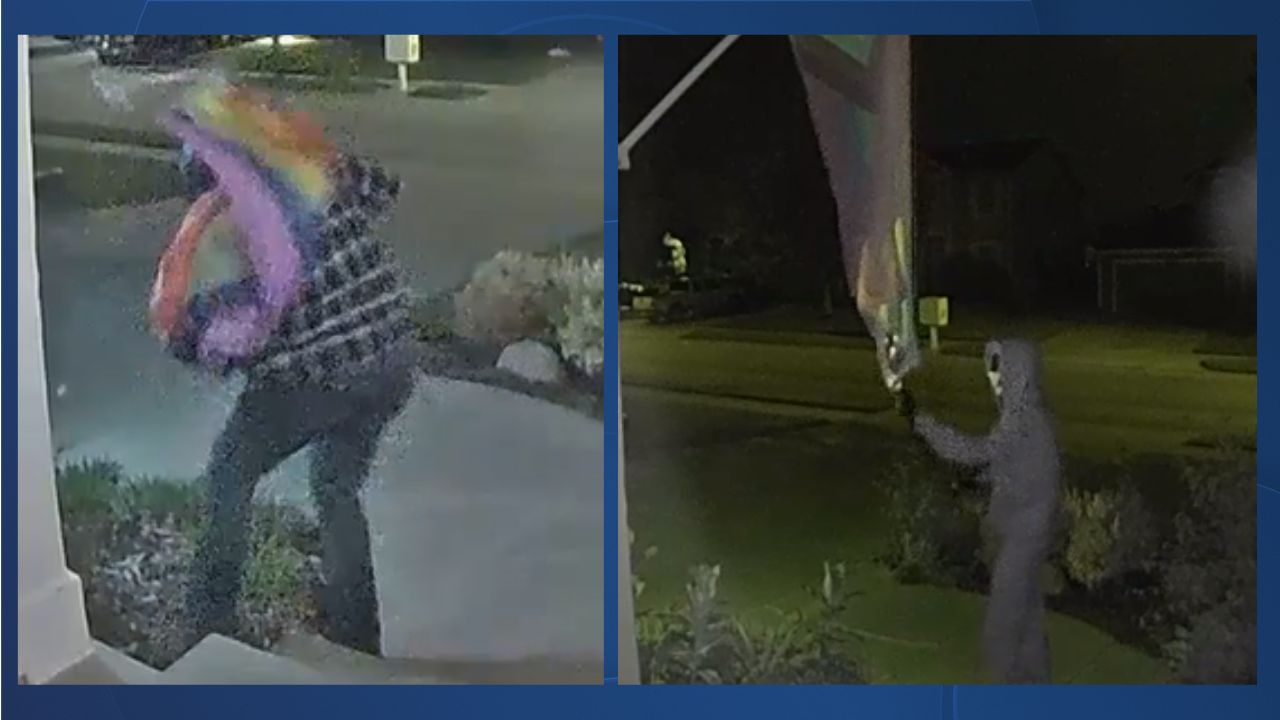 Pride Flag Hate Crime