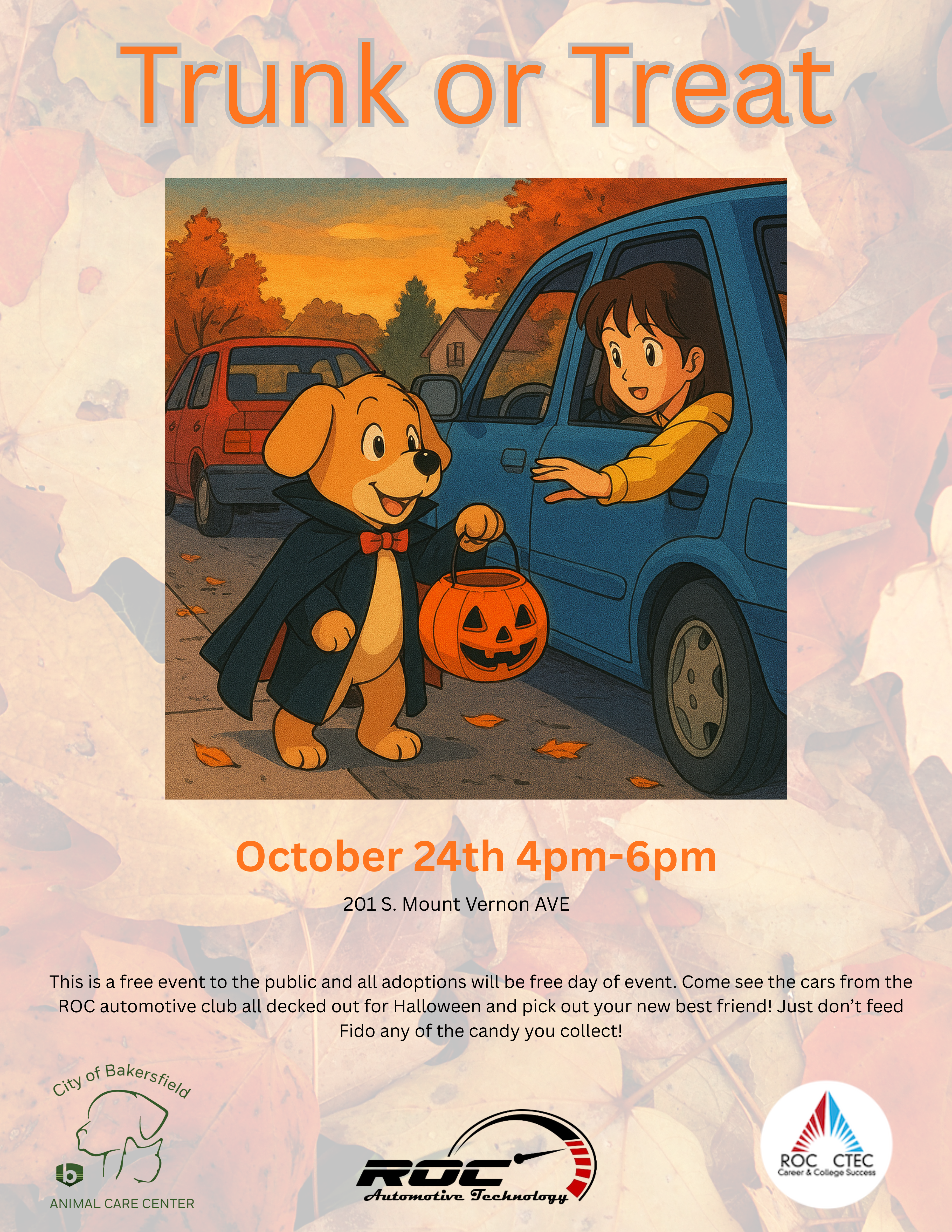 Bakersfield Animal Care Center Trunk or Treat event 2025