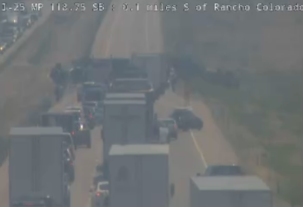 Overturned Semi-Truck 
