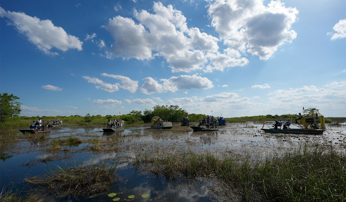 Field visit to the Miccosukee Indian Reservation