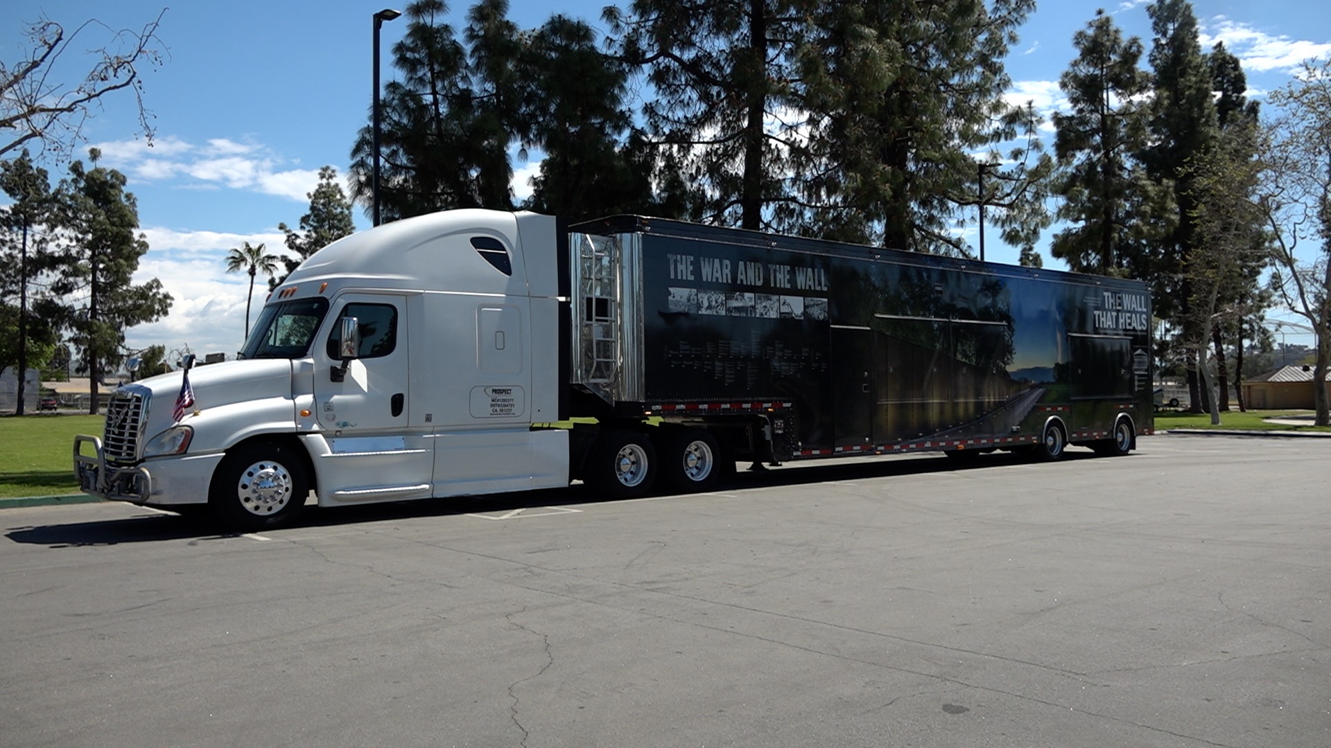 "The Wall that Heals" travels all across the country.