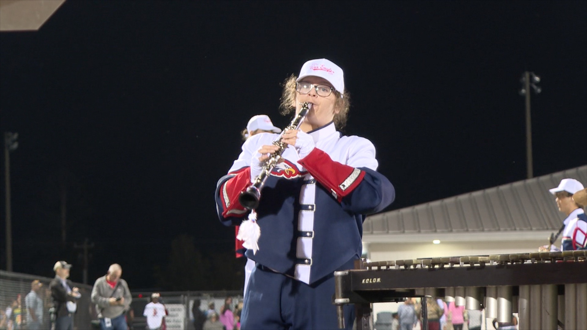Wakulla High School War Eagle Band member playing