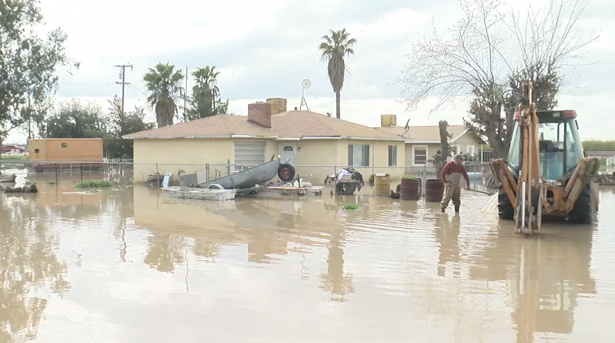 Pond, CA (flooded)