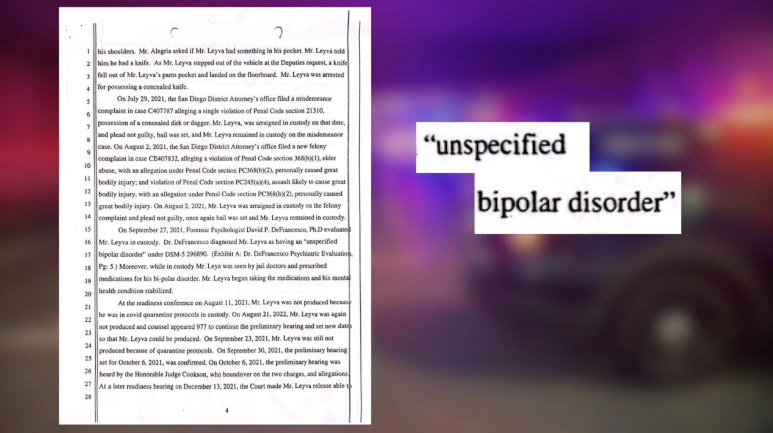 Family describes history of mental illness in El Cajon man arrested for mother's death