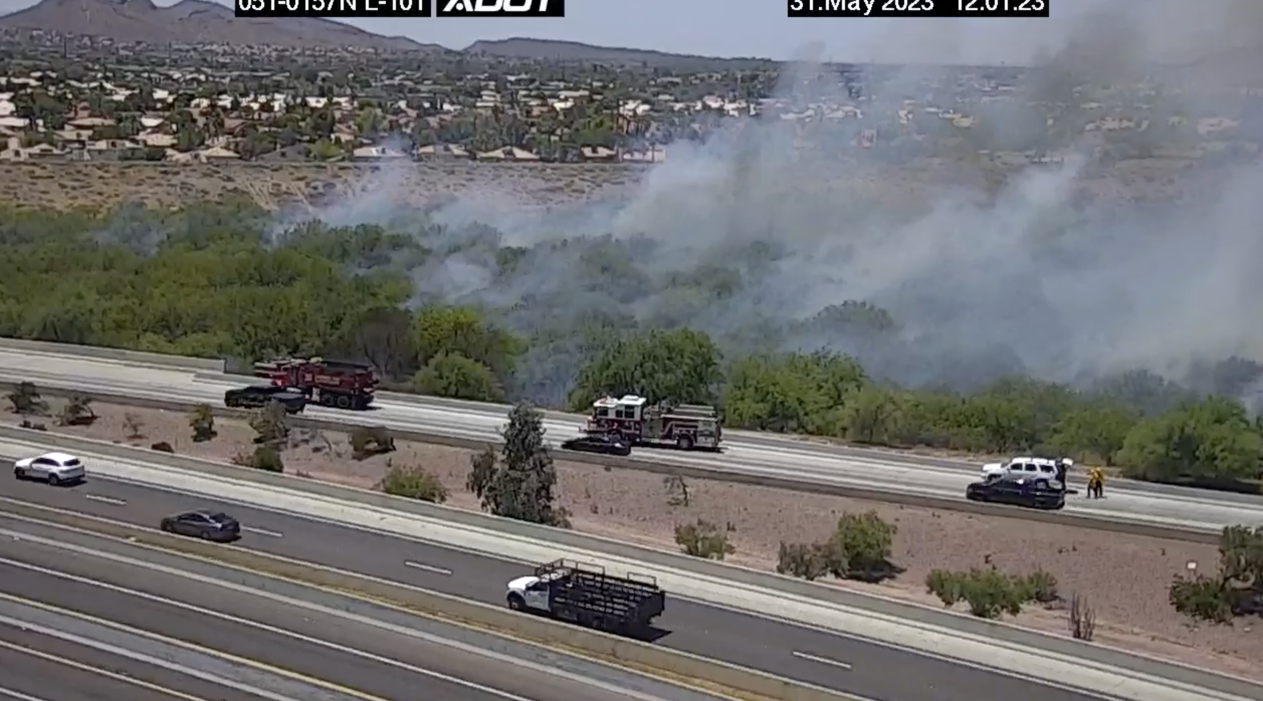 LOOP 101 SR51 BRUSH FIRE
