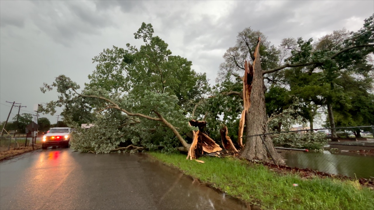Minor storm damage in Youngsville 