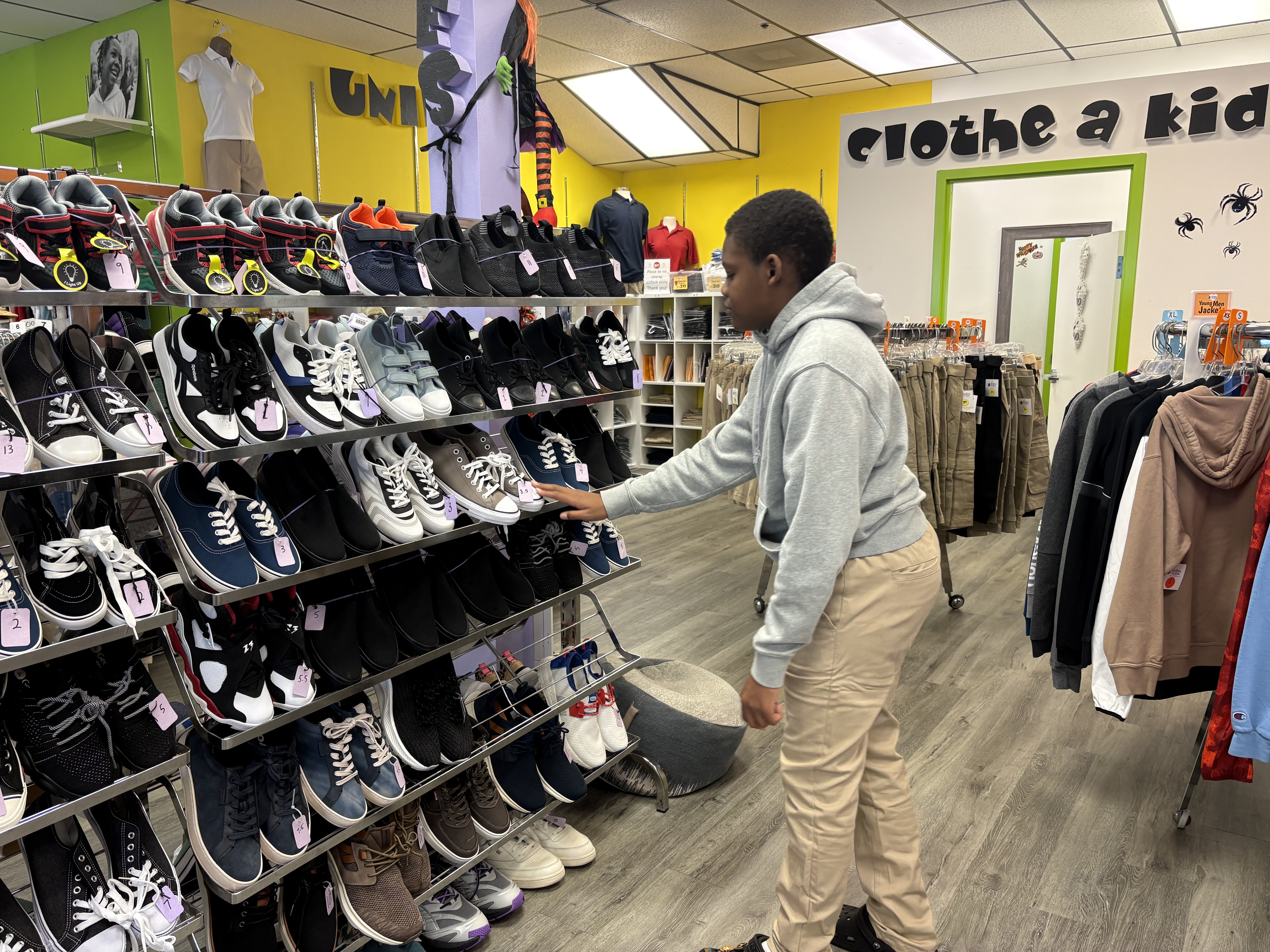 Clothes To Kids hopes to end 'Shoetober" with a kick