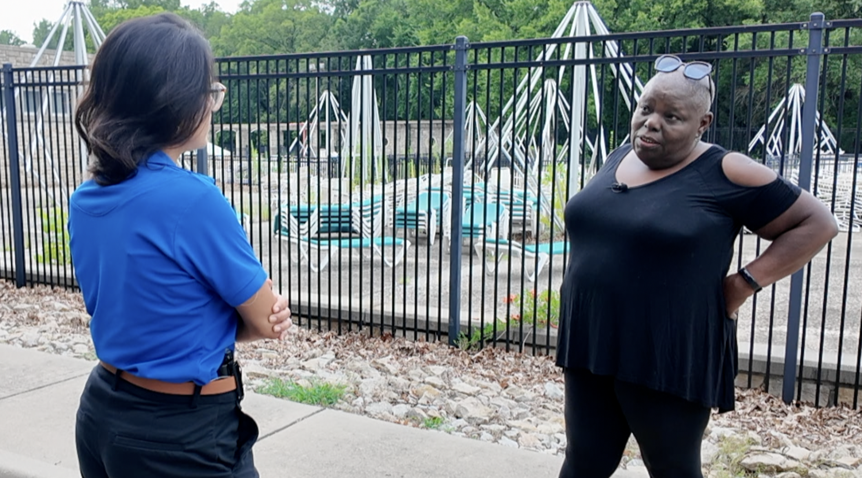 Quet Sledge, Used to attend Swope Park Pool: