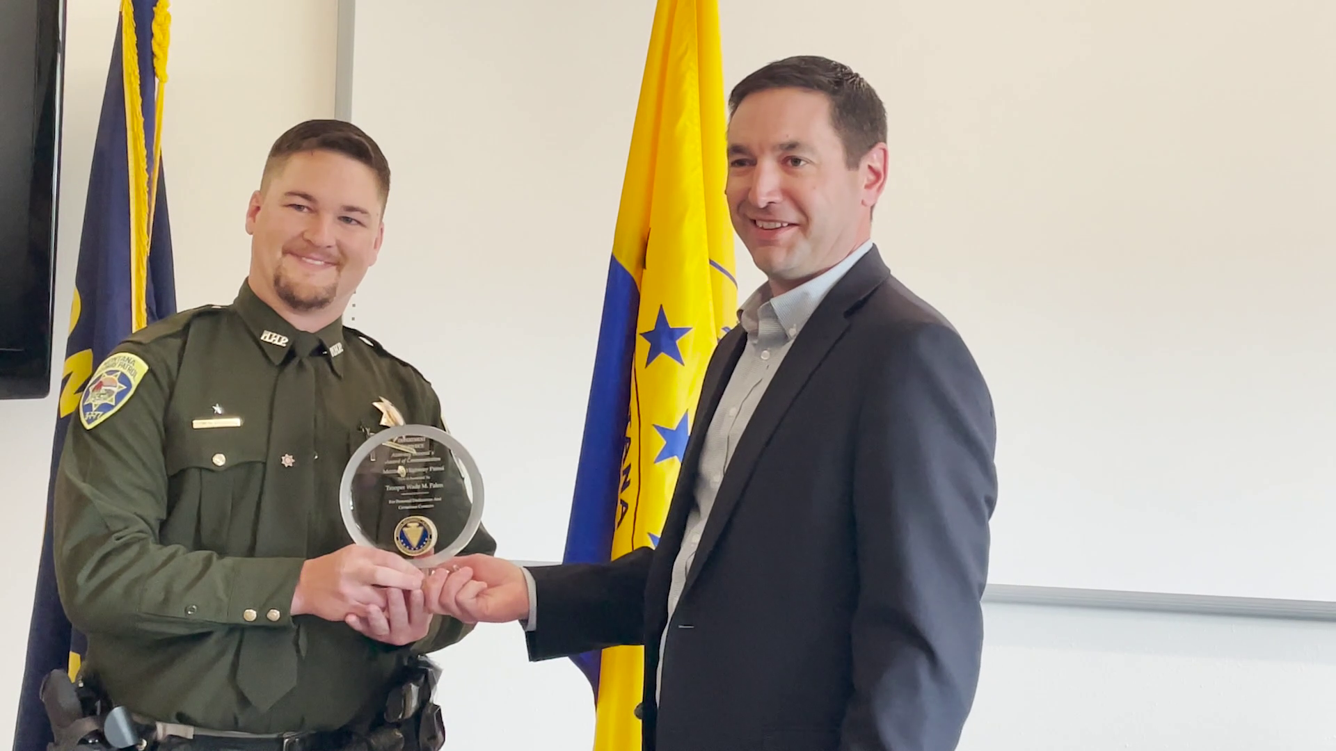 Montana Highway Patrol trooper Wade Palen