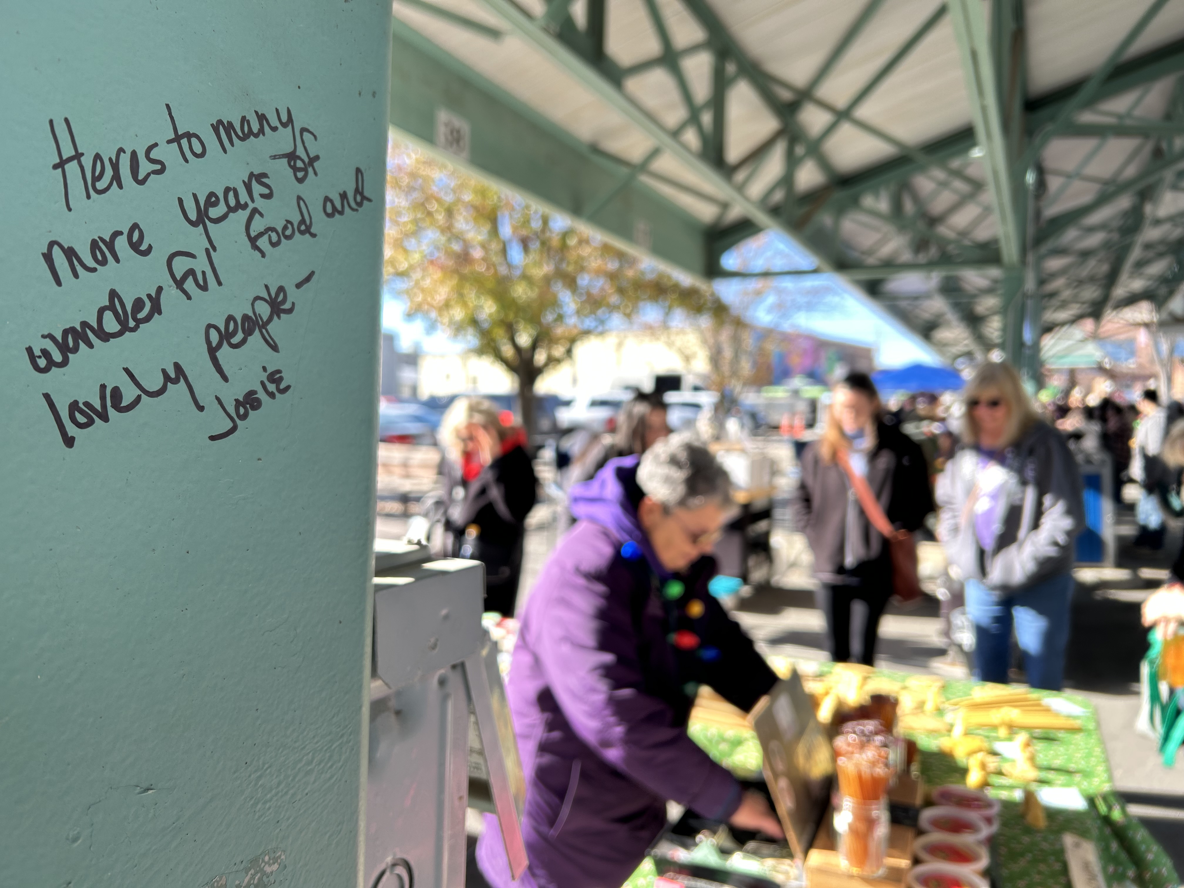 Community gathers for last time before major renovations to OP Farmers Market 