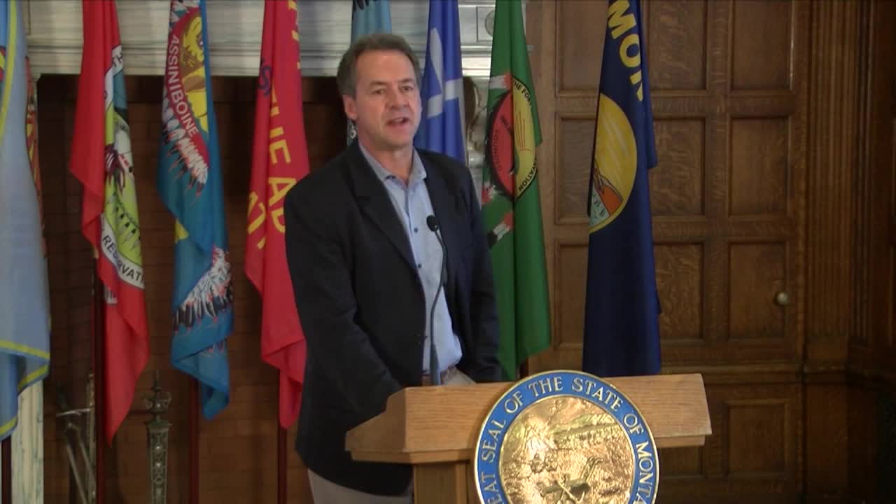 Gov. Bullock provides update on COVID-19 in Montana