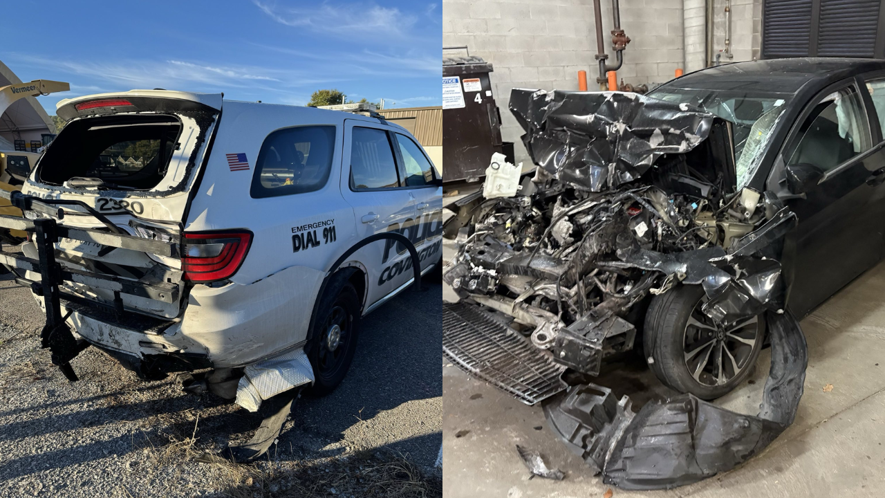 covington police crash