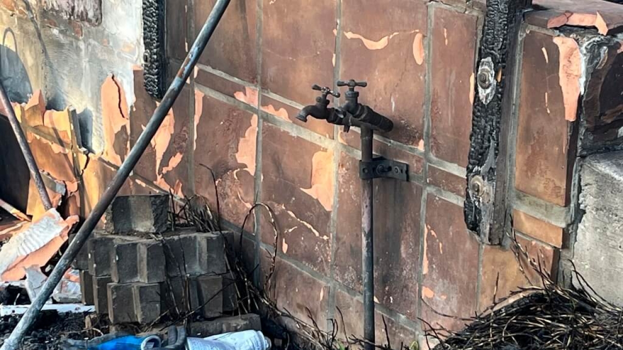 Damaged water infrastructure on Maui