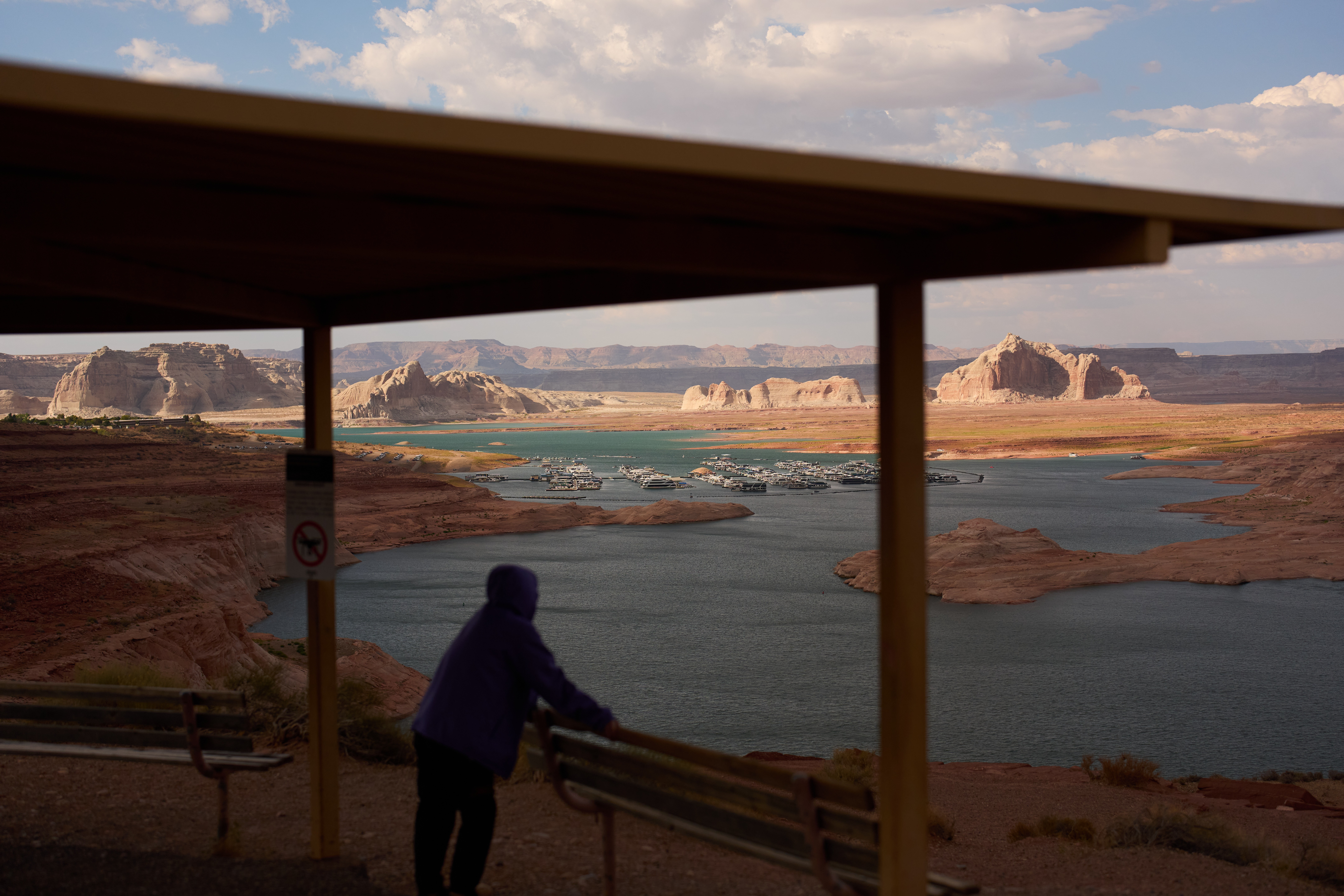 APTOPIX Climate Lake Powell Marina Changes