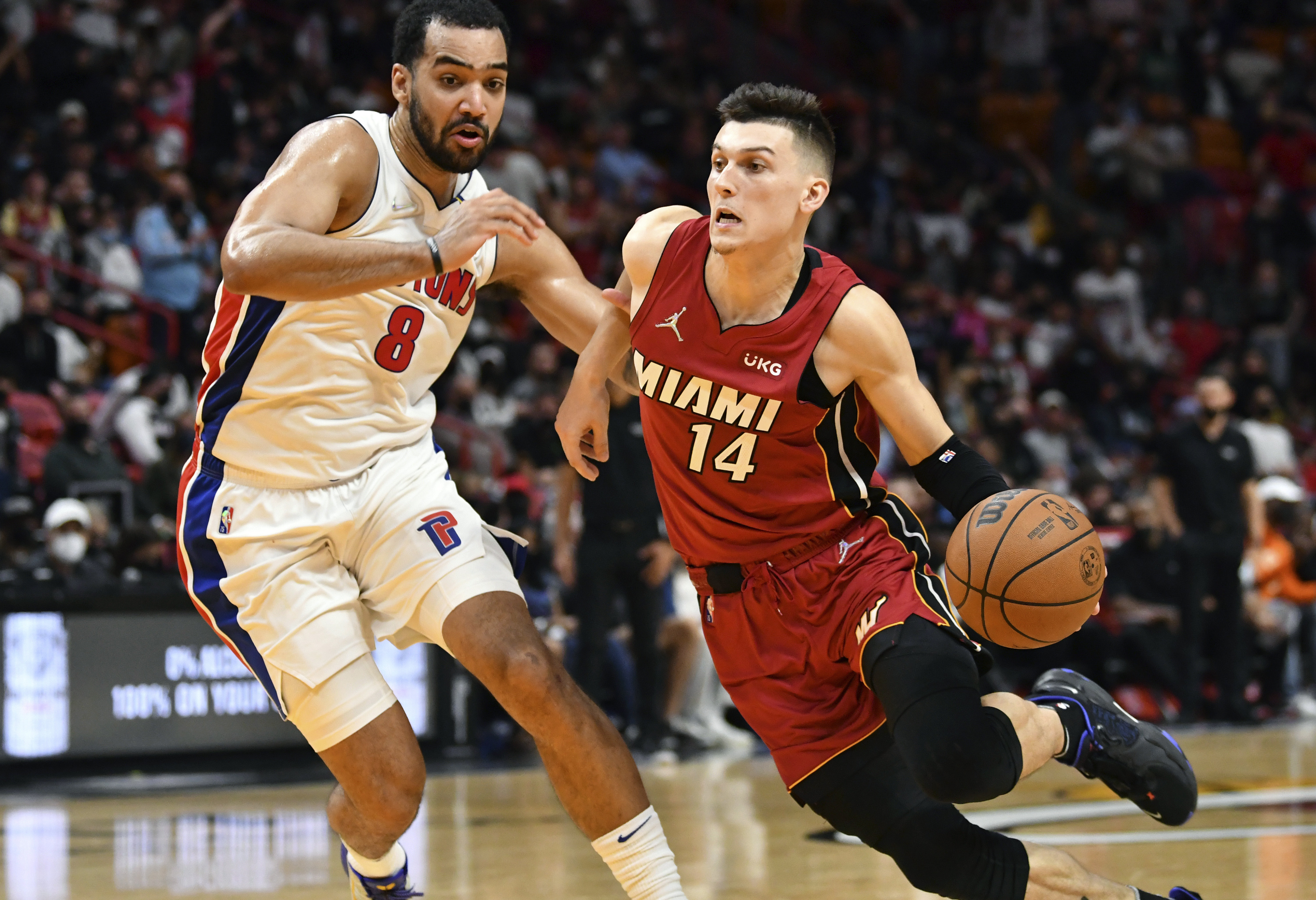 Pistons Heat Basketball