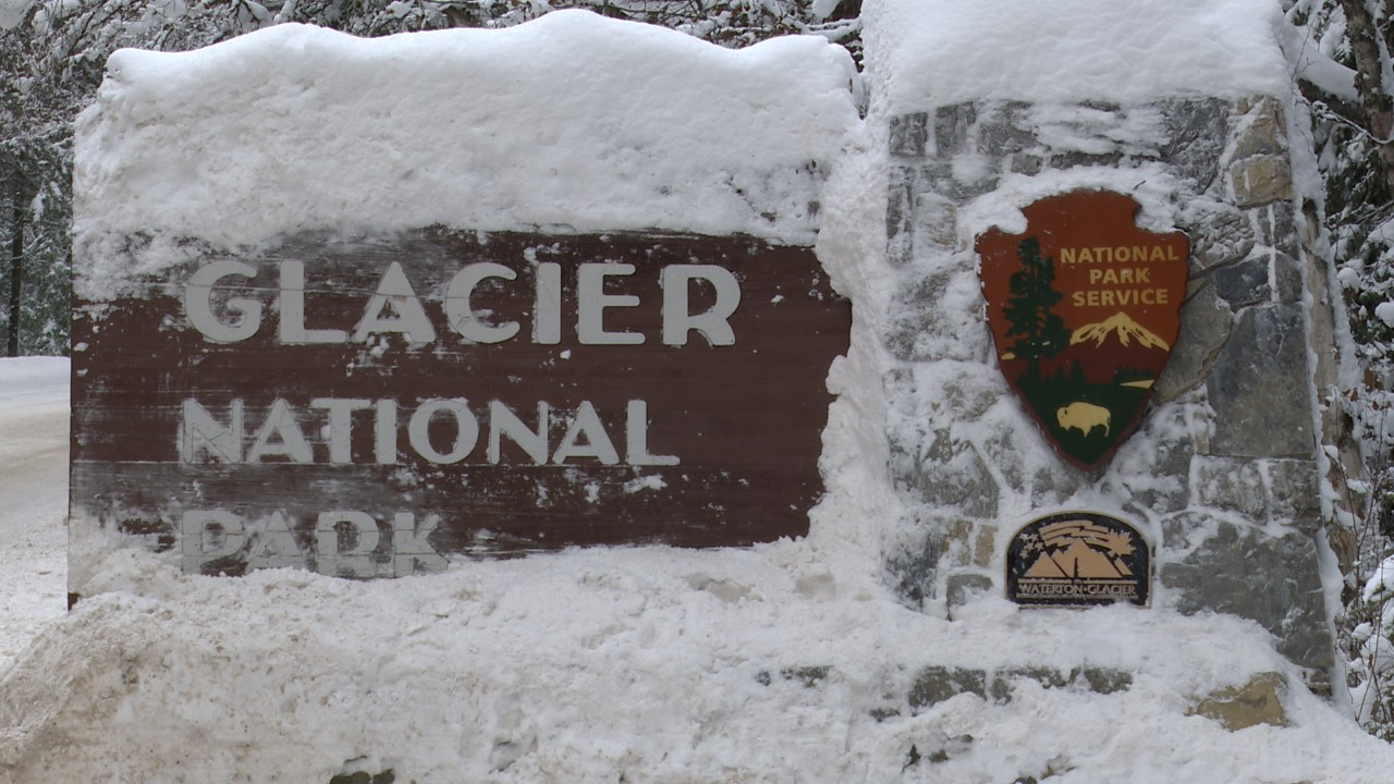 Glacier National Park in the winter