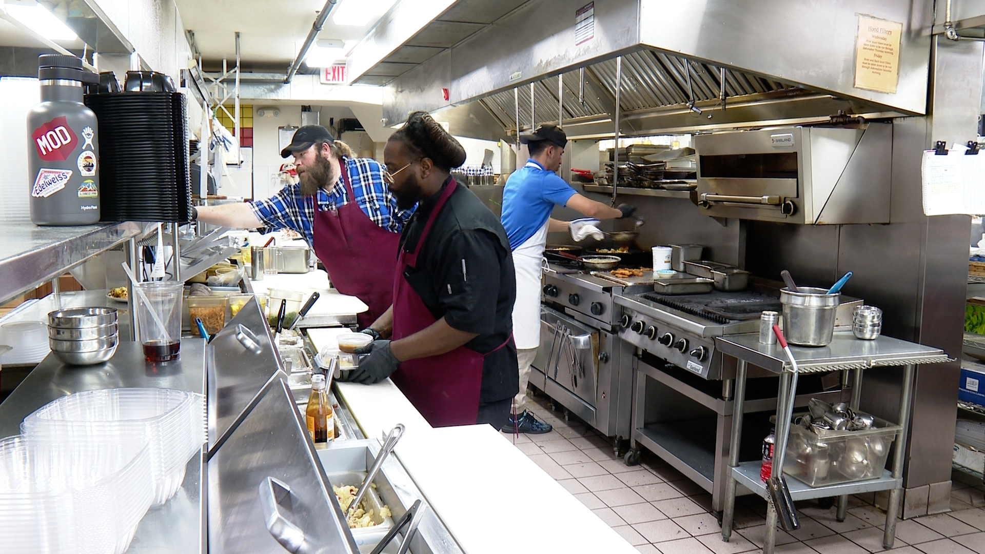 Restaurants had to up their wages over the course of the pandemic to recruit employees.